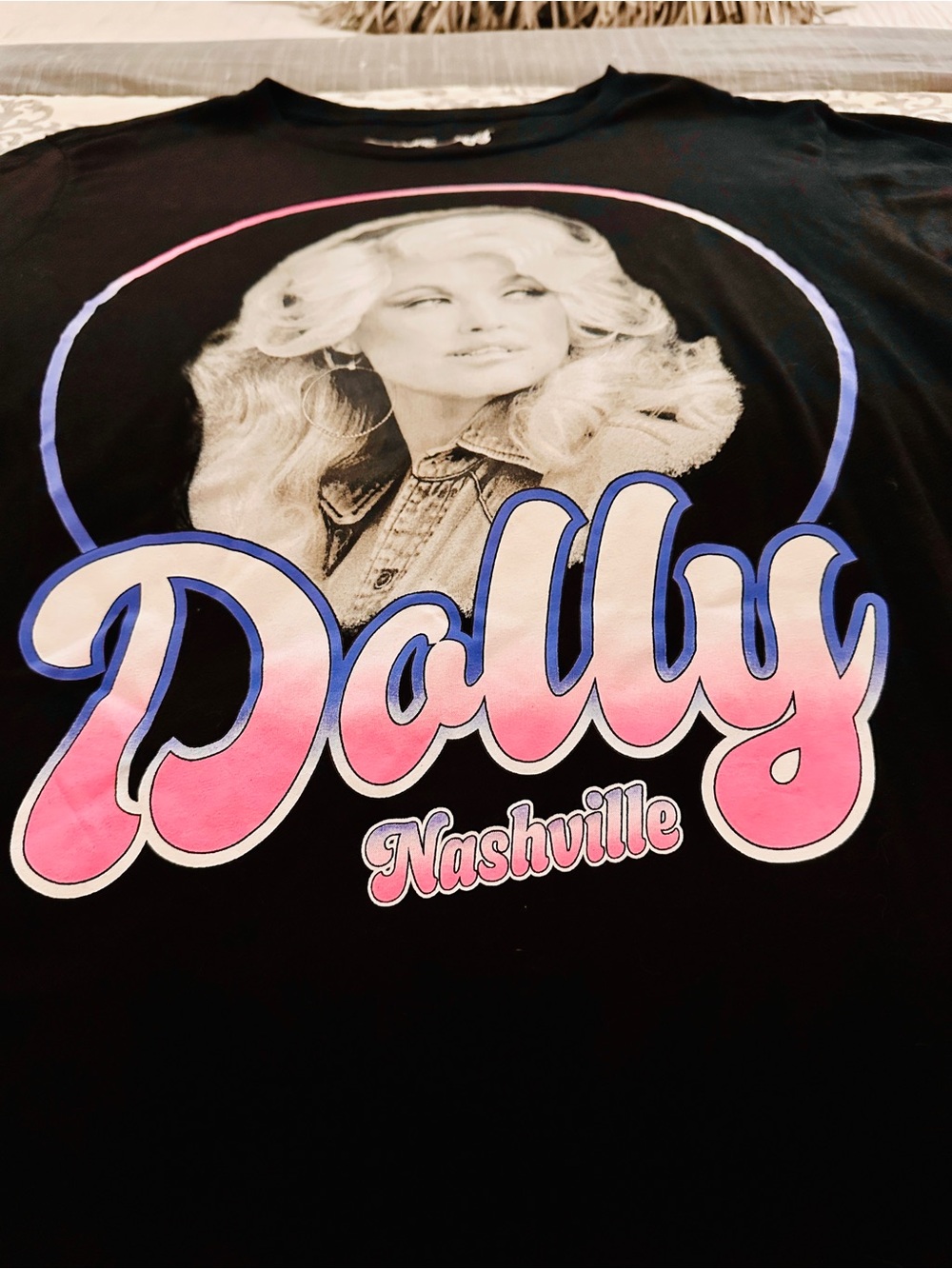 Dolly Nashville Black Short Sleeve Tee